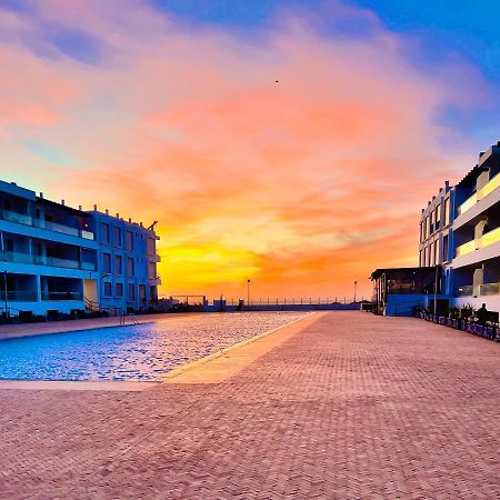 The Blue Pearl-Sensational Beach Apartment In Aourir Agadir Exteriör bild