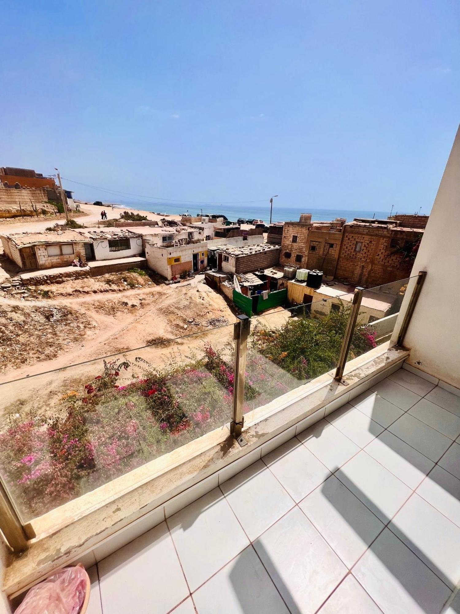 The Blue Pearl-Sensational Beach Apartment In Aourir Agadir Exteriör bild